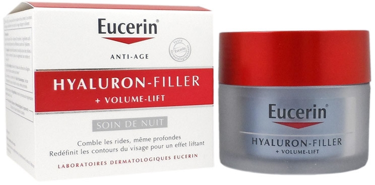 Ujędrniający krem do twarzy na noc - Eucerin Hyaluron-Filler+Volume-Lift Night Cream — Zdjęcie N3