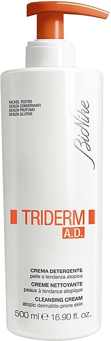Oczyszczający krem do włosów i ciała - BioNike Triderm A. D. Cleansing Cream — Zdjęcie N1