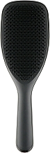 Szczotka do włosów grubych , czarna - Tangle Teezer The Wet Detangler Black Gloss Large Size Hairbrush — Zdjęcie N1