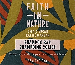 Kup Szampon w kostce do włosów suchych - Faith In Nature Shea & Argan Shampoo Bar