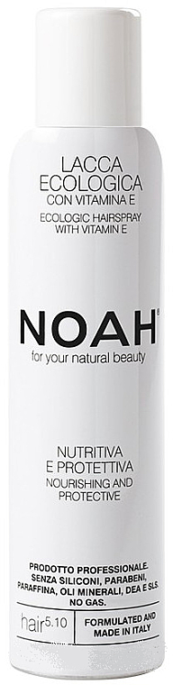 Ekologiczny lakier do włosów z witaminą E - Noah — Zdjęcie N1