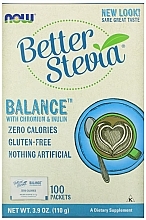 Kup PRZECENA! Słodzik naturalny z chromem i inuliną - Now Foods Better Stevia Balance With Chromium & Inulin *
