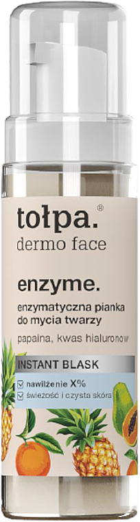 Enzymatyczna pianka do mycia twarzy - Tołpa Dermo Face 
