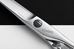 Nożyczki fryzjerskie proste S-Line Supra Offset, 13,97 cm - Tondeo 5.5" Black — Zdjęcie N3