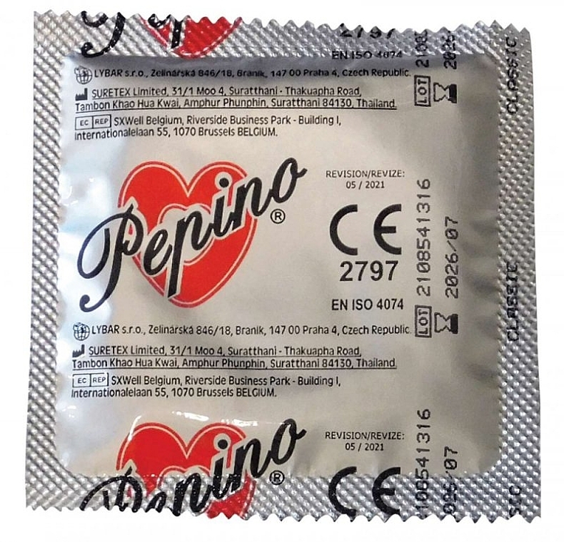 Prezerwatywy, 20 sztuk - Pepino Classic  — Zdjęcie N2