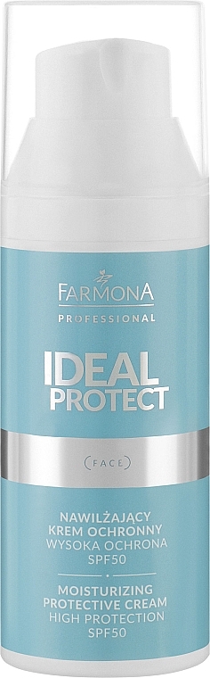 Nawilżający krem ochronny SPF 50 - Farmona Professional Ideal Protect Moisturizing Protective Cream SPF50 — Zdjęcie N1