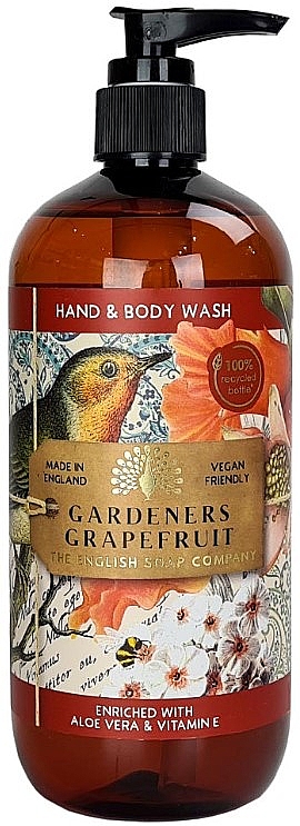 Żel do mycia rąk i ciała Ogród grejpfrutowy - The English Soap Company Anniversary Gardeners Grapefruit Hand & Body Wash — Zdjęcie N1