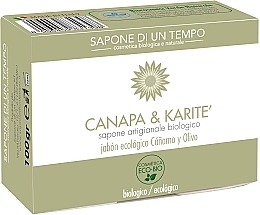 Organiczne mydło Konopie i masło shea - Sapone Di Un Tempo Organic Soap Hemp And Shea — Zdjęcie N1