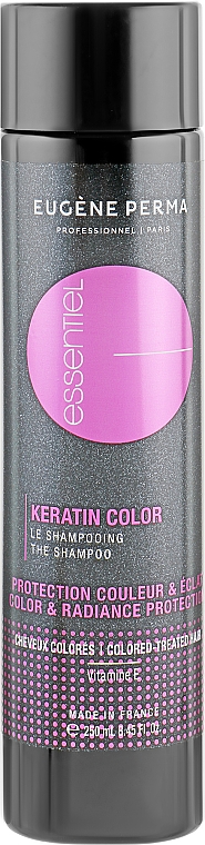 Szampon z keratyną do włosów farbowanych - Eugene Perma Essentiel Keratin Color Shampoo — Zdjęcie N1