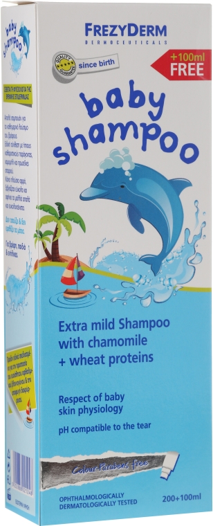 Łagodny szampon do codziennego użytku dla dzieci i niemowląt - Frezyderm Baby Shampoo — Zdjęcie N1