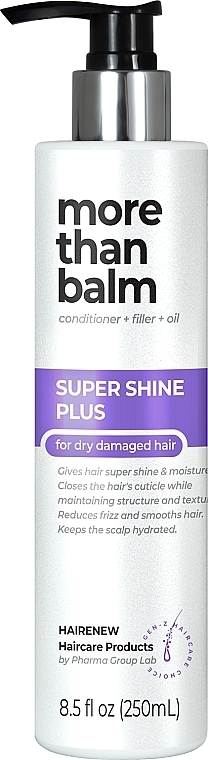 Balsam do włosów 100% lustrzany połysk - Hairenew Super Shine Plus Balm Hair — Zdjęcie N1