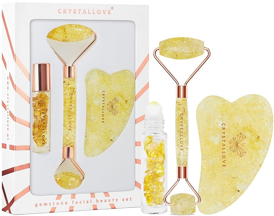 Zestaw - Crystallove Citrine Amber Beauty Set — Zdjęcie N1