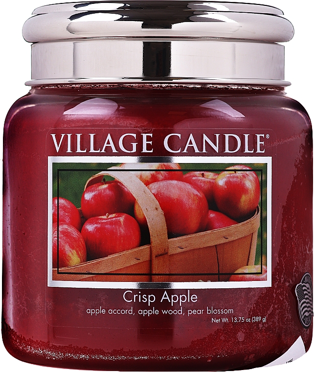 Świeca zapachowa w słoiku - Village Candle Crisp Apple — Zdjęcie N2