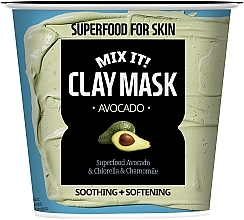 Kup Kojąco-zmiękczająca maska glinkowa do twarzy Awokado - Superfood for Skin MIX IT! Clay Mask Avocado
