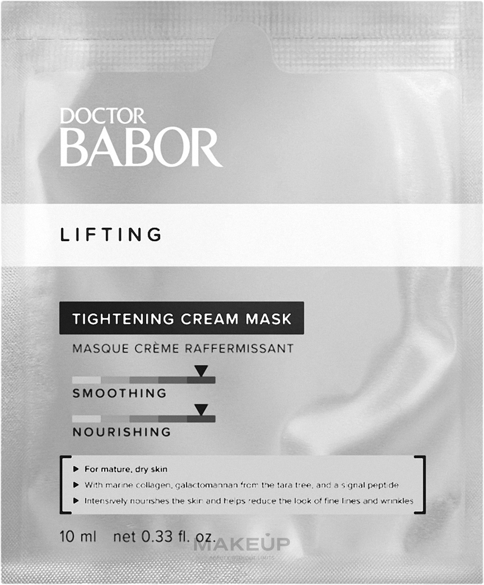 Liftingująca kremowa maseczka do twarzy - Babor Doctor Babor Lifting Cellular Tightening Cream Mask — Zdjęcie 10 ml