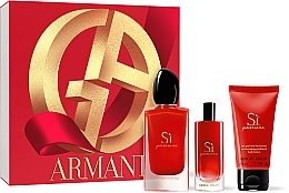 Giorgio Armani Si Passione - Zestaw (edp 100 ml + edp 15 ml + b/lot 50 ml) — Zdjęcie N1