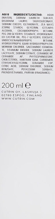 Regulujący szampon nawilżający do suchej i wrażliwej skóry głowy - Cutrin Bio+ Original Balance Shampoo — Zdjęcie N3