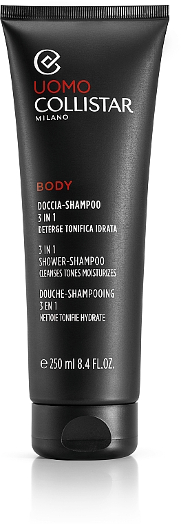 Żel pod prysznic i szampon do włosów 3 w 1 dla mężczyzn - Collistar Linea Uomo Shower-Shampoo 3 in 1 — Zdjęcie N1