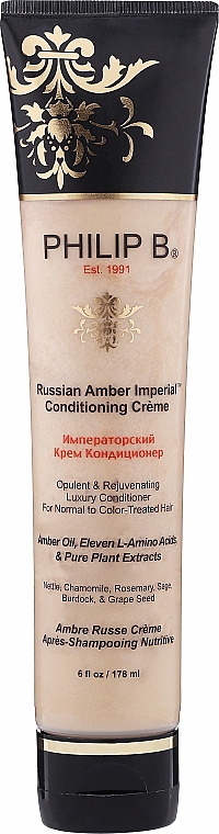Odżywka w kremie do włosów - Philip B Russian Amber Imperial Conditioning Creme — Zdjęcie N1