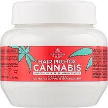 Kup Maska do włosów z olejem z nasion konopi, keratyną i kompleksem witamin - Kallos Cosmetics Hair Pro-Tox Cannabis Mask