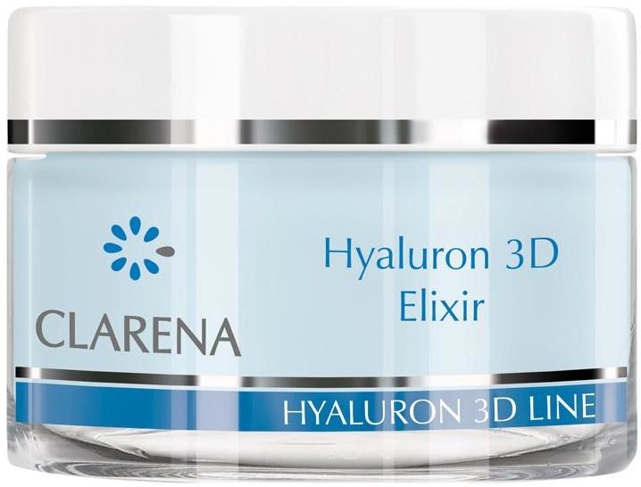 Ultranawilżający eliksir do twarzy z trzema rodzajami kwasu hialuronowego - Clarena Hyaluron 3D Elixir — Zdjęcie N1