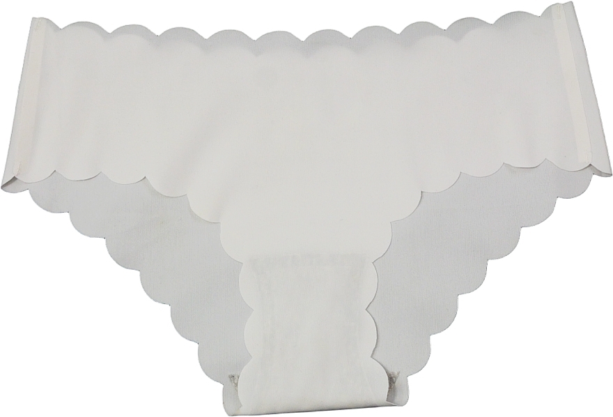 Damskie majtki bezszwowe, białe - Lolita Accessories — Zdjęcie N1