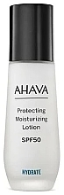 Nawilżający balsam do twarzy SPF 50 - Ahava Time To Hydrate Protecting Moisturizing Lotion (próbka) — Zdjęcie N1