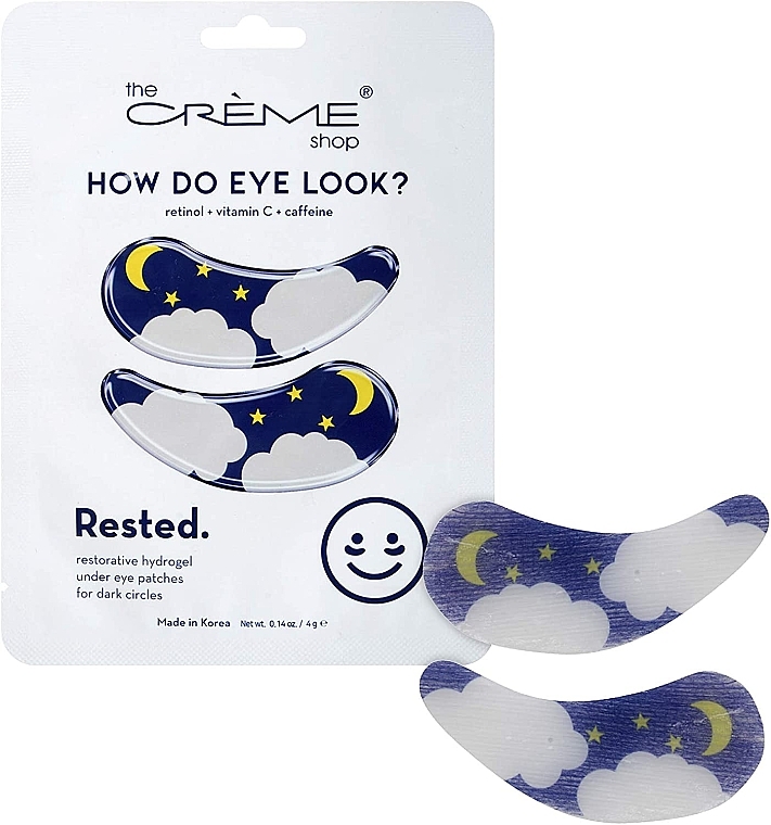 Plastry na cienie pod oczami - The Creme Shop How Do Eye Look? Rested Under Eye Patches — Zdjęcie N1
