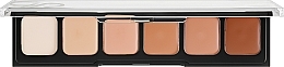 Korygująca i tuszująca paleta korektorów - Golden Rose Correct&Conceal Concealer Cream Palette — Zdjęcie N1