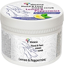 Kup Ochronny krem-peeling do dłoni i stóp Cytryna i mięta - Verana Protective Hand & Foot Cream-scrub Lemon & Peppermint