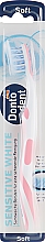 Kup Szczoteczka do zębów, miękka, różowa - Dontodent Sensitive White Soft