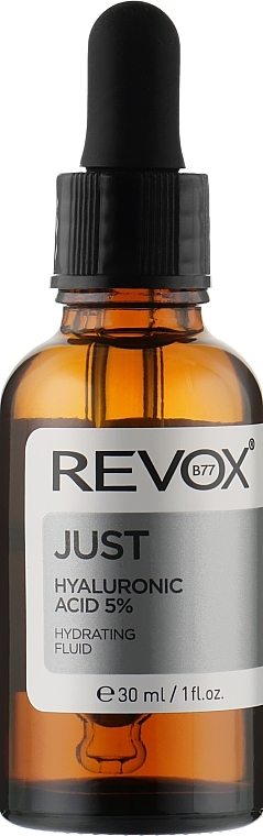 Serum z kwasem hialuronowym - Revox Just Hyaluronic Acid 5% Hydrating Fluid Serum