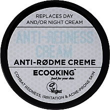 PREZENT! Kojący krem do twarzy przeciw zaczerwienieniom - Ecooking Anti Redness Cream (miniprodukt) — Zdjęcie N1