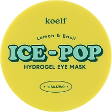 Kup Hydrożelowe płatki pod oczy z cytryną i bazylią - Petitfee&Koelf Lemon & Basil Ice-Pop Hydrogel Eye Mask