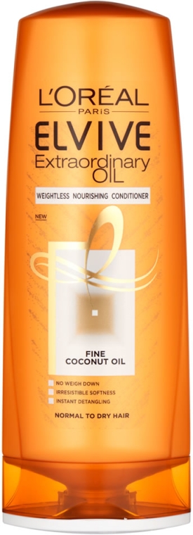 Odżywczy balsam do włosów normalnych i suchych - L'Oreal Paris Elseve Extraordinary Oil Coconut Conditioner — Zdjęcie N2