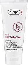 Kup Delikatnie złuszczający peeling enzymatyczny na twarz i szyję - Ziaja Med Kuracja naczynkowa