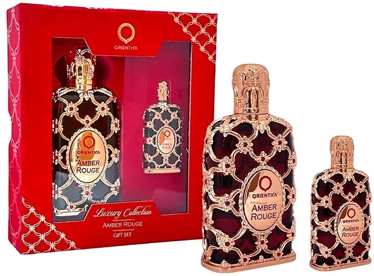 Orientica Amber Rouge - Zestaw (edp/30ml + edp/7,5ml) — Zdjęcie N1