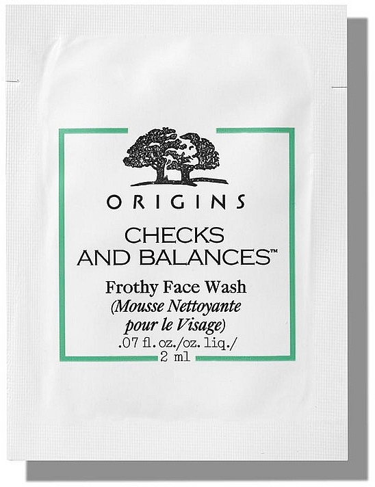 Łagodna pianka oczyszczająca - Origins Checks and Balances Frothy Face Wash (próbka) — Zdjęcie N1