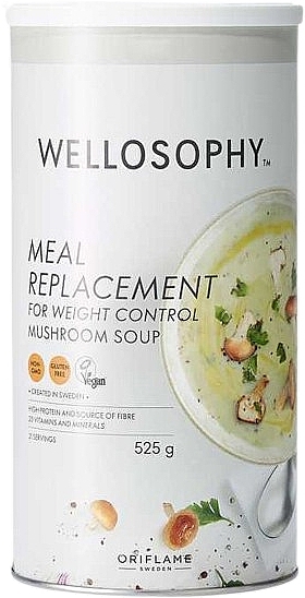 Odżywczy koktajl do kontroli wagi Smak grzybowy - Oriflame Wellosophy Meal Replacement Mushroom Soup — Zdjęcie N1