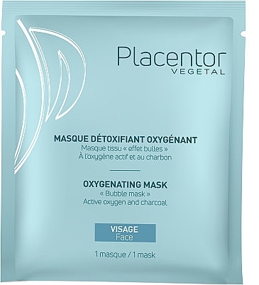 Maska tlenowa na twarz - Placentor Vegetal Oxygenating Bubble Mask — Zdjęcie N1