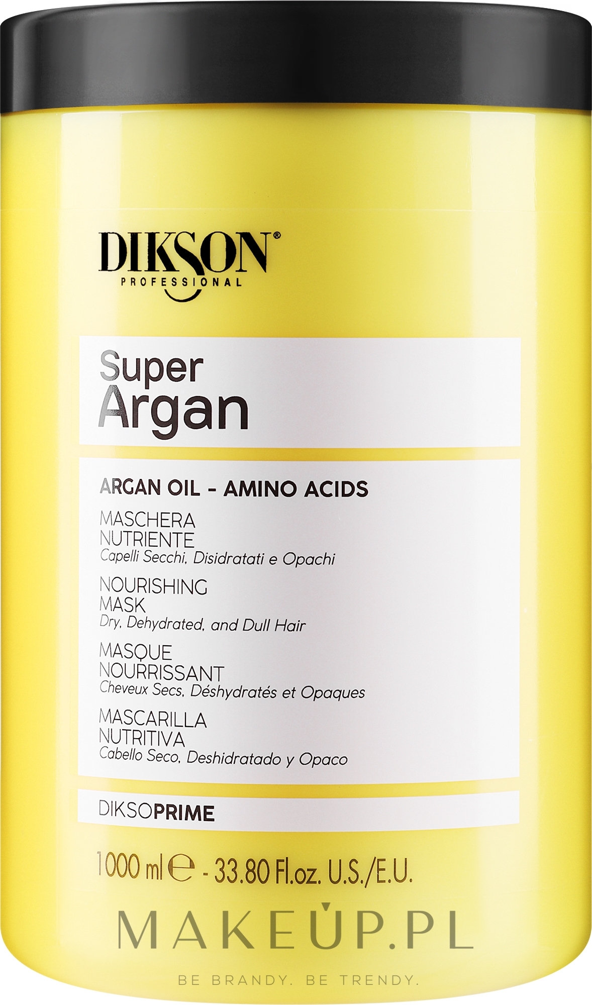 Maska do włosów z olejem arganowym - Dikson Super Argan Mask — Zdjęcie 1000 ml