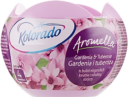 Odświeżacz powietrza w żelu Gardenia i tuberoza - Kolorado Aromela — Zdjęcie N1