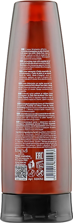 Nawilżający krem do włosów z olejkiem grejpfrutowym - Faipa Roma Biosfera Moisturizing Hair Cream — Zdjęcie N2