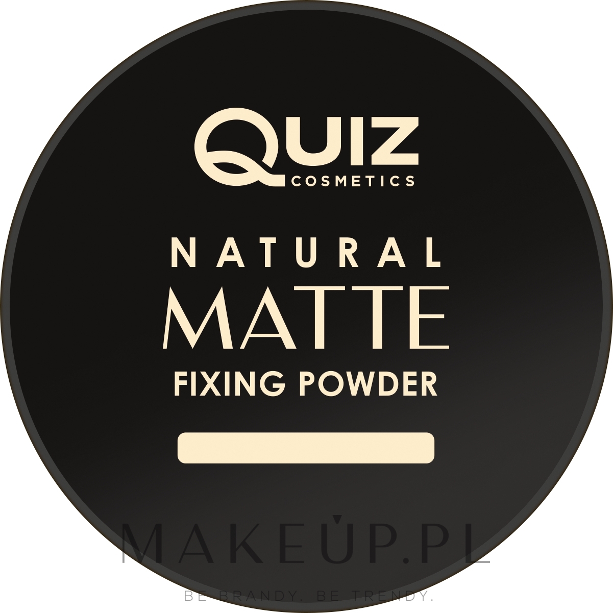 Puder do twarzy - Quiz Cosmetics Natural Matte Fixing Powder — Zdjęcie 5 g
