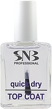 Szybkoschnący lakier nawierzchniowy - SNB Professional Quick Dry Top Coat — Zdjęcie N1