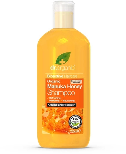Szampon do włosów normalnych, suchych i zniszczonych Organiczny miód Manuka - Dr Organic Manuka Honey Shampoo — Zdjęcie N1