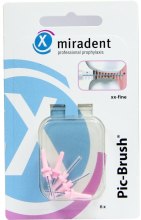 Kup Zapasowe międzyzębowe szczoteczki, 0,45 mm/1,6 mm, różowe - Miradent Pic-Brush Refill
