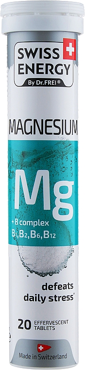 Witaminy musujące Kompleks Magnez + B - Swiss Energy Magnesium