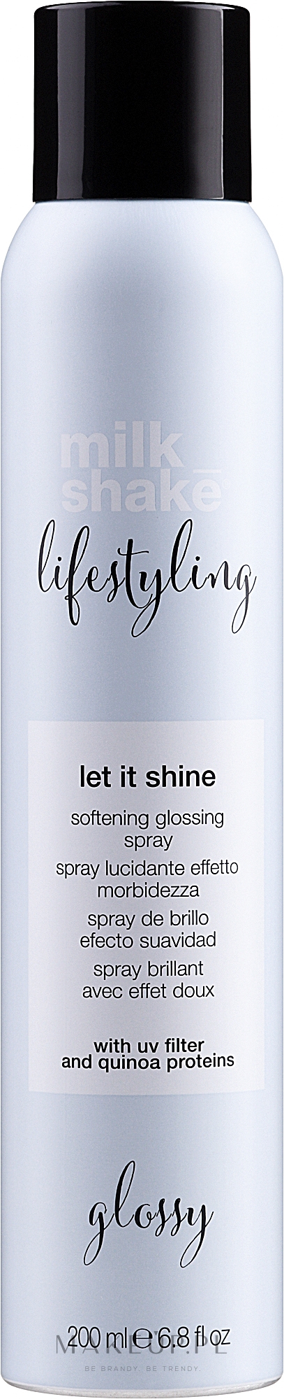 Zmiękczający spray do włosów - Milk Shake Let It Shine  — Zdjęcie 200 ml