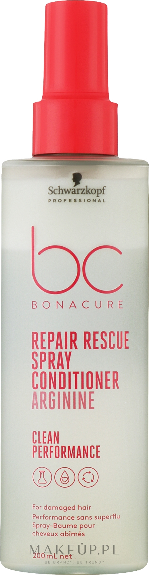 Odżywka do włosów w sprayu - Schwarzkopf Professional Bonacure Repair Rescue Spray Conditioner Arginine — Zdjęcie 200 ml